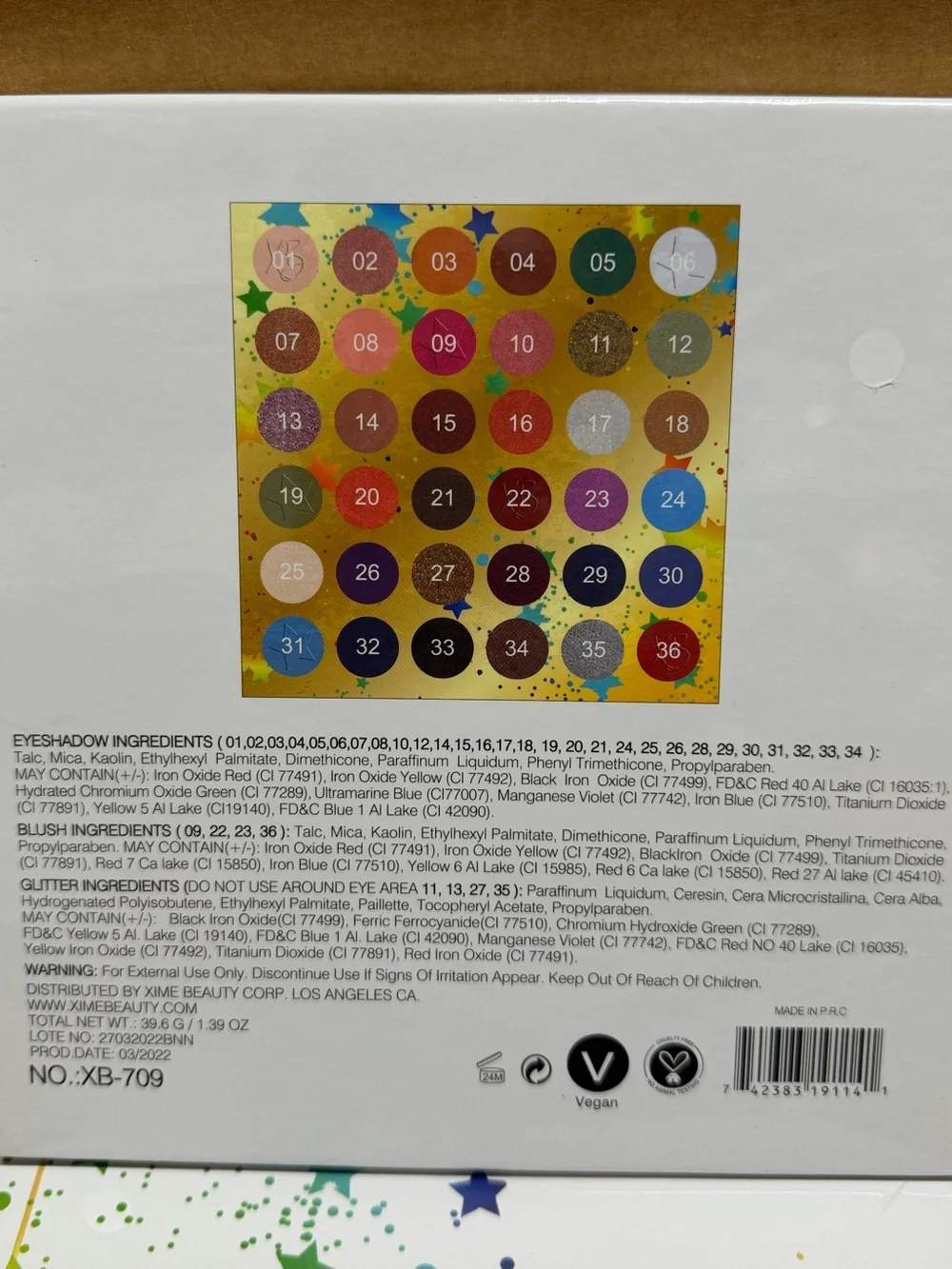 XIME BEAUTY One Of A Kind Eyeshadow Palette by Taste Of Glam